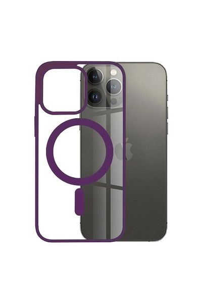 OEM Carcasă de înaltă protecție pentru iPhone 13 Pro, Slim Protector, B1682, Plastic termorezistent, Berry Purple