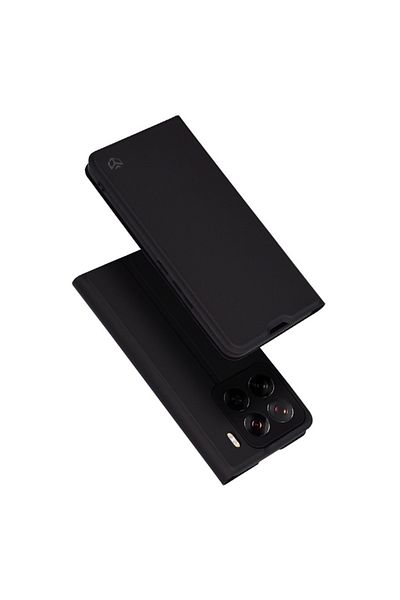 Techsuit Husa pentru Xiaomi 15 Pro, U78, Piele ecologica, Black