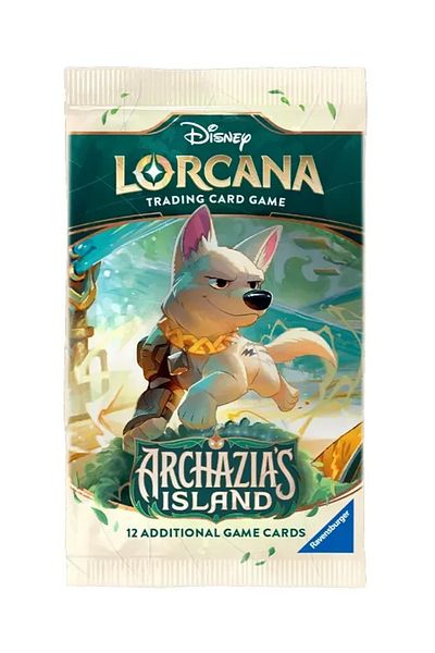 RAVENSBURGER Disney Lorcana Booster Pack (12 Cards) - Trading Card Game Archazias Island Booster Pack