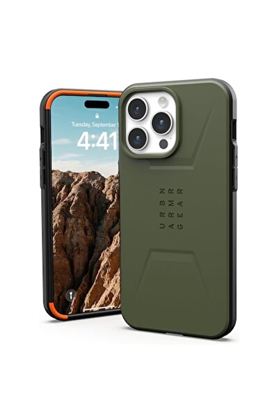UAG Husa pentru iPhone 15 Pro, C37, Policarbonat, Olive Drab