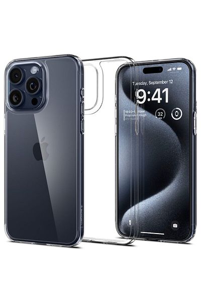 OEM Protective Case for iPhone 15 Pro, Sleek Defense, B924, Thermoresistant Plastic, Crystalline