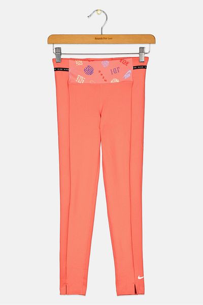 Nike Kids Girl Tight Fit Training Legging, Coral