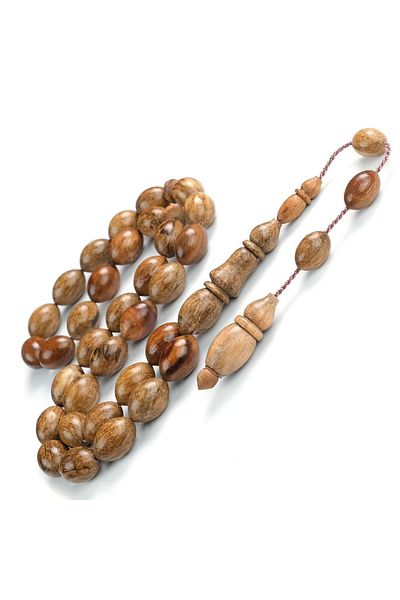 TESBİHCİBABA Baba Atölye's Veined Payment Tree Prayer Beads