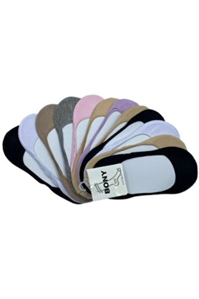 bony Set 12 șosete, pentru femei, 100% bumbac Bony, multicolore, EUR36/41