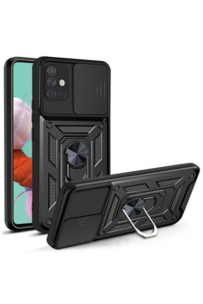 Techsuit Husa pentru Samsung Galaxy A51 4G, J29, Poliuretan, Black