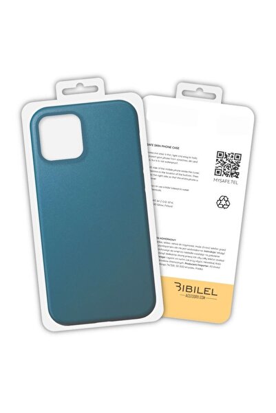 OEM Husă premium din piele pentru iPhone 12 Pro Max - Albastră