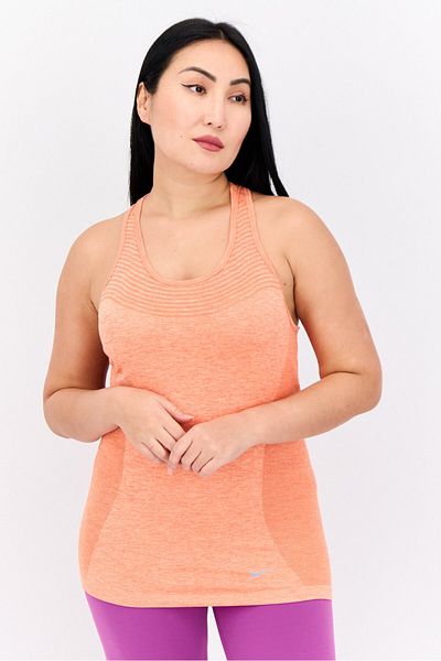 Nike Women Sportswear Fit Sleeveless Running Tank Top, Orange