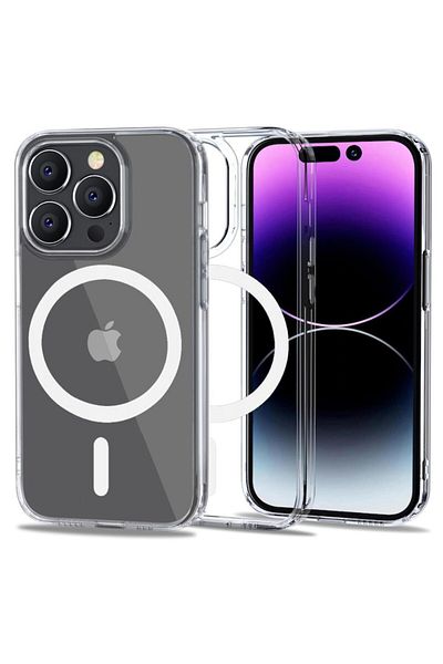 OEM Carcasă de înaltă protecție pentru iPhone 14 Pro, Sleek Defense, B1655, plastic termorezistent, transparentă