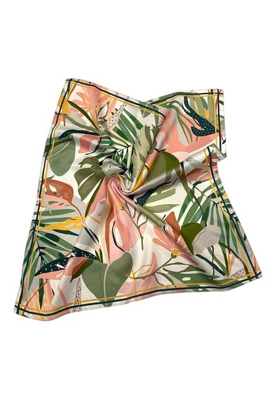 Stella Eşarp Patterned Scarf Bandana 50 cm