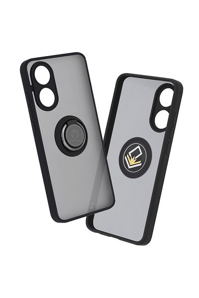 OEM High Protection Case for Oppo A78 4G, Slim Protector, Thermoresistant Plastic, Intense Darkness