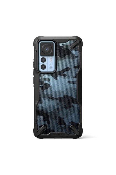 OEM Carcasă Fusion-X pentru Xiaomi 12T/12T Pro, Negru-Camuflaj