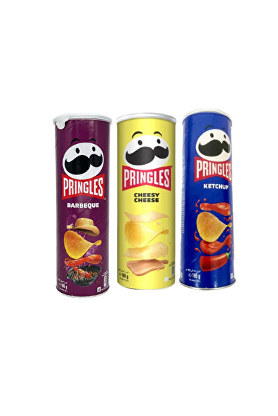Pringles (3 ADETS) KETCHUP & CHEESE & BARBEQUE