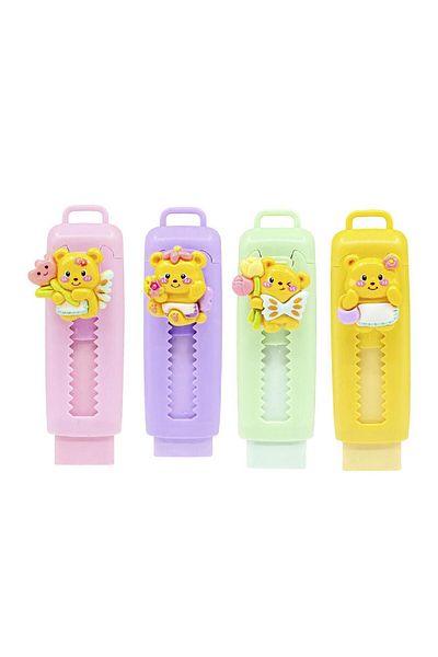 Mikro Honey Bear Sliding Eraser (Er-4540) 1 Piece