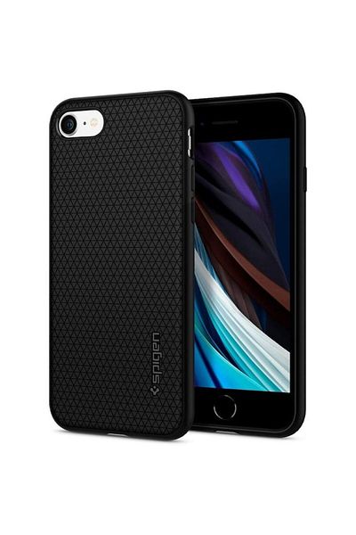 OEM Slim Protector Case for iPhone 7/8/SE 2/2020/SE 3/2022, Thermoresistant Plastic, Intense Darkness