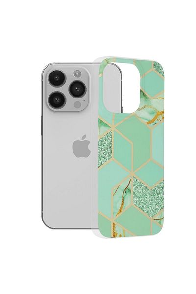 OEM High Protection Case for iPhone 14 Pro, Slim Protector, B2236, Thermoresistant Plastic, Green