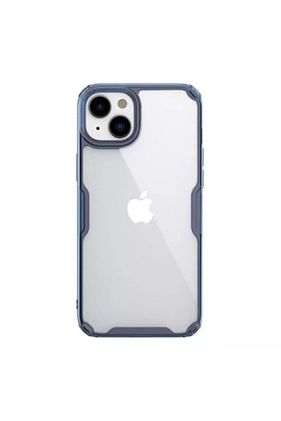 OEM High Protection Case for iPhone 15, Ergonomic, B623, Thermoresistant Plastic, Blue
