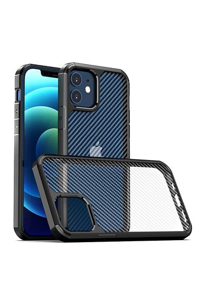 OEM High Protection Case for iPhone 12/12 Pro, Advanced Style, B3164, Thermoresistant Plastic, Intense D
