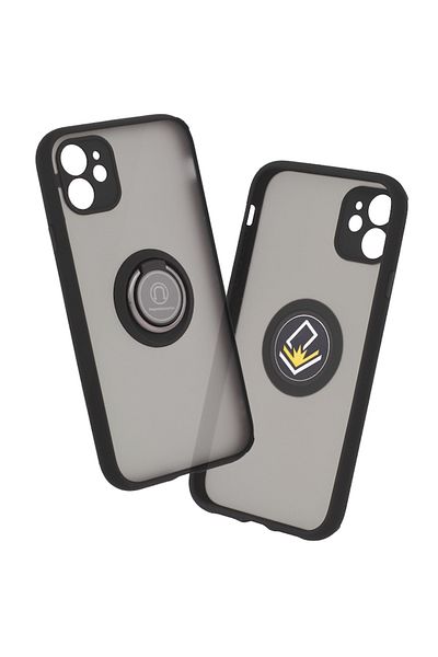 OEM High Protection Case for iPhone 11, Grip Pro, Thermoresistant Plastic, Intense Darkness
