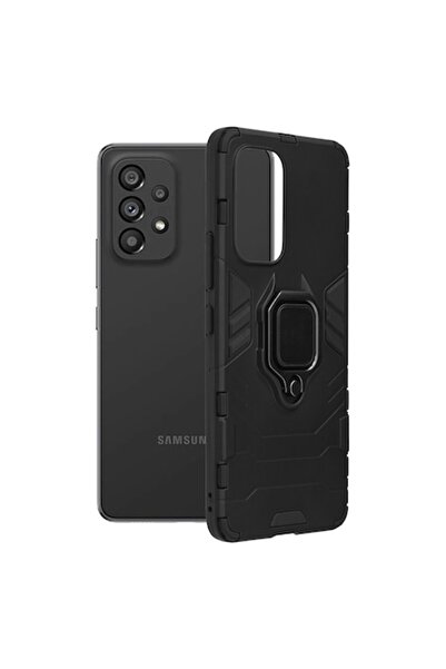 OEM Husa pentru Samsung Galaxy A53 5G, Silicone Shield, Metal, Black