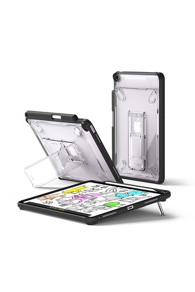 AXIO Husa pentru iPad Air 13 2024, A31, Poliuretan, Smoke Black
