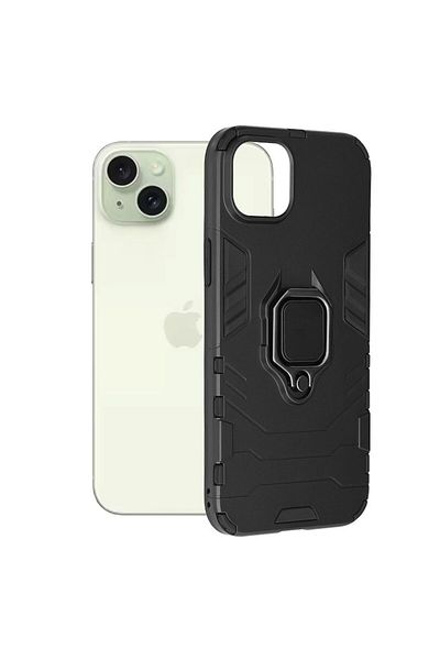 OEM High Protection Case for iPhone 15 Plus, Advanced Style, B1266, Thermoresistant Plastic, Intense Dar