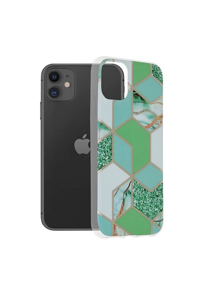 Axios High Protection Case for iPhone 11, Advanced Style, B2619, Thermoresistant Plastic, Green Hex