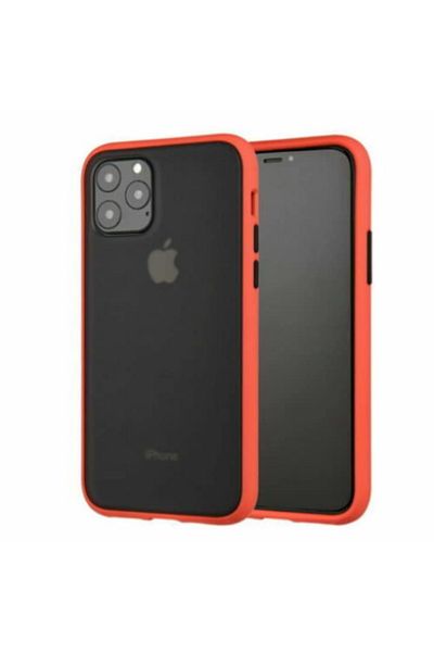 OEM Carcasă de protecție spate și bara de protecție roșie pentru iPhone 11 Pro Max