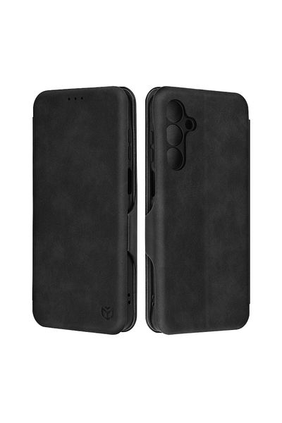 AXIO Husa pentru Samsung Galaxy A16 4G/A16 5G, T4, Piele ecologica, Black