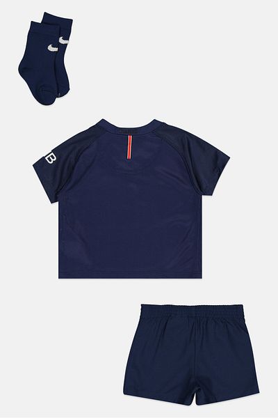 Nike Toddlers Boy 3 Pieces Short Sleeve Paris Saint-Germain Jersey Set, Navy