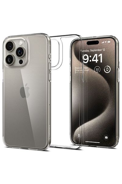 OEM Husă de protecție pentru iPhone 15 Pro Max, ergonomică, B925, plastic termorezistent, cristalină