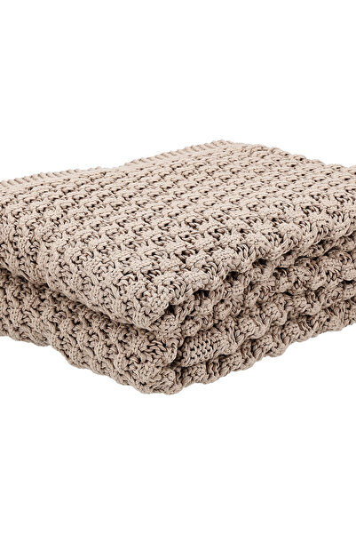 Cottage 100% Cotton Knitted Throw