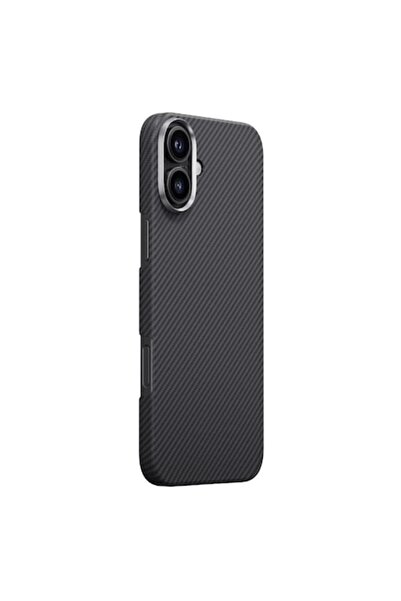 Techsuit Husa pentru iPhone 16, J34, Fibra de Kevlar, Black