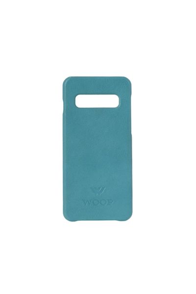 OEM Husă de protecție Ocean Blue pentru Samsung Galaxy S10, fabricată din piele