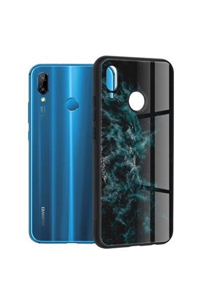 OEM Θήκη για Huawei P20 Lite, σειρά Techsuit Glaze, μπλε νεφέλωμα