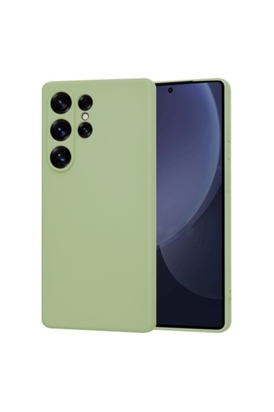 AXIO Husa pentru Samsung Galaxy S25 Ultra, N16, Panza, Matcha