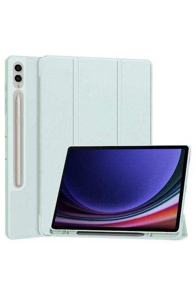 Rao Tablet Case Compatible with Samsung Galaxy Tab S9 Plus, Flex Trifold, F48, TPU, Sky Blue
