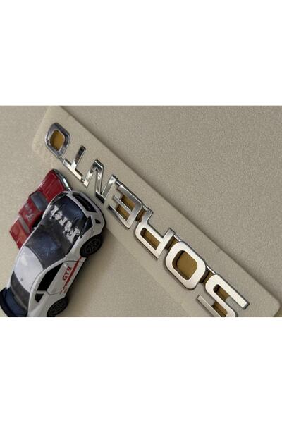 EDEXPORT Sorento Krom Bagaj Yazısı 3M 3D ABS