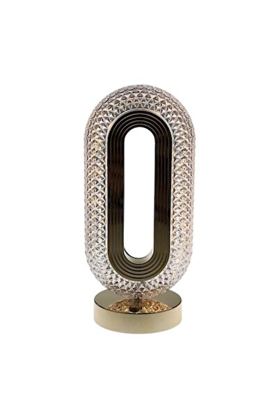 OEM Lampă de masă din plastic cu senzor, LED, 12x26 cm, aurie