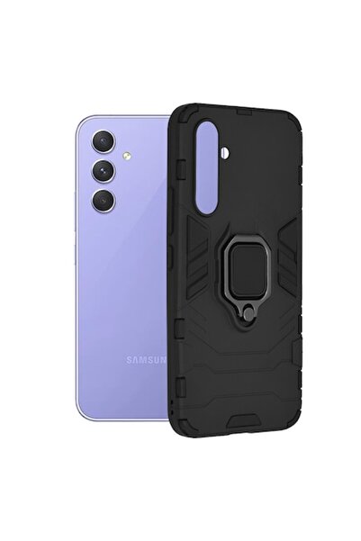 OEM Husa pentru Samsung Galaxy A54, Silicone Shield, Metal, Black