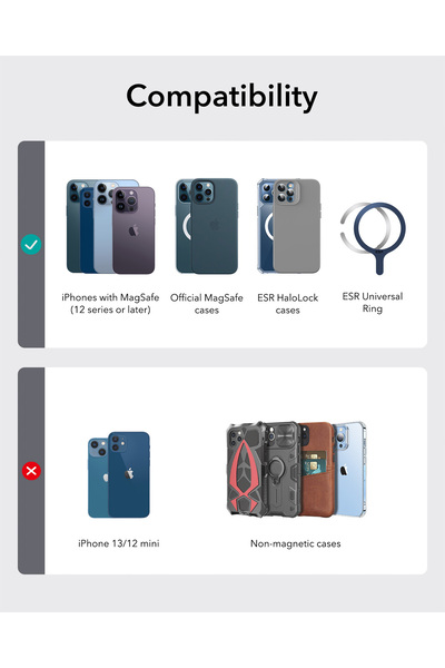 ESR Halolock Vegan Leather Wallet Stand Wallet