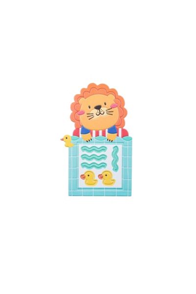 OEM Colorful Foam Sticker with Lion Character, 21x13.5x0.2 cm