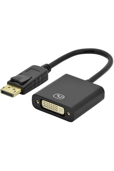 OEM Adaptor Mini DisplayPort mascul la DVI-D mamă, suportă Full HD 1080p la 60Hz, 15 cm, negru