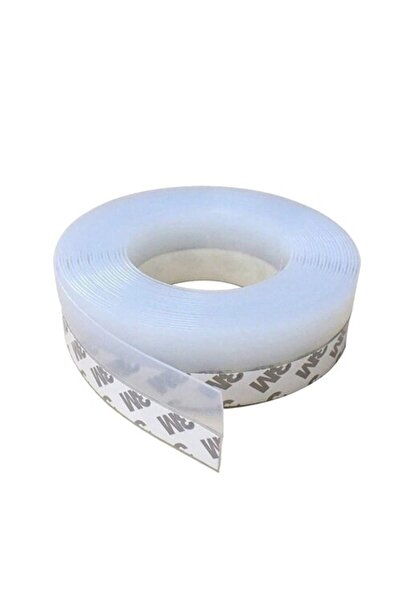 SOHO Bandă de etanșare siliconic pentru ferestre sau uși, 3m x 3,5cm, albă