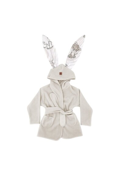 MimiNu Halat de baie, MimiNu, Cu urechi, 2 - 5 ani, Moale, Cu buzunare, Cu cordon