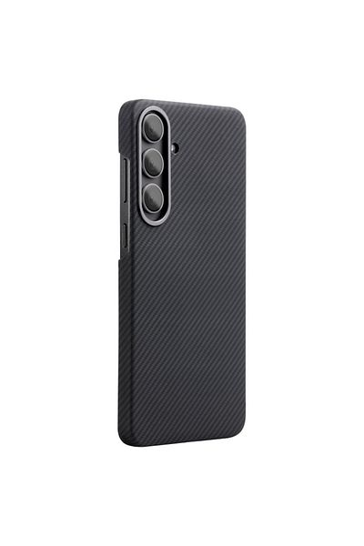 Techsuit Husa pentru Samsung Galaxy S24, J28, Fibra de Kevlar, Black