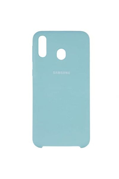 OEM Husă spate din silicon moale, bară de protecție ultra subțire, albastru deschis, pentru Samsung Galaxy A20/A30
