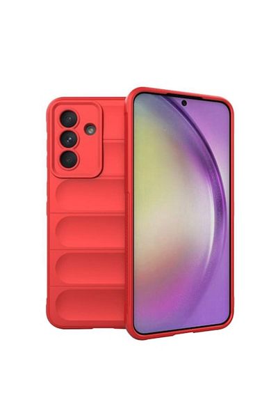 Techsuit Husa pentru Samsung Galaxy A36 5G/A56 5G, D11, Poliuretan, Red