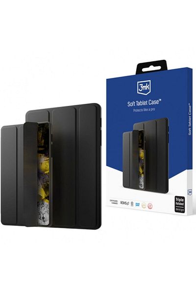 AXIO Case For Apple Ipad 10.2 (2021 / 2020 / 2019) 3MK Soft Tablet Black