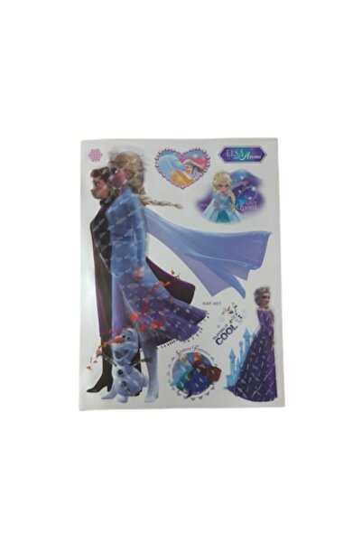Evolium Stickere decorative 8D cu personaj Elsa si Anna din Frozen, 40x30 cm,...