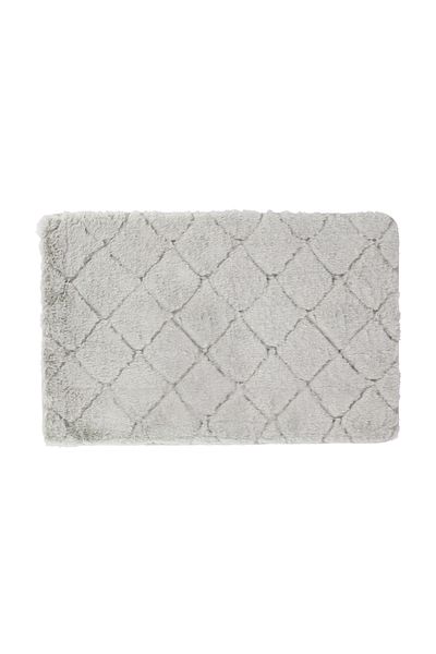 Cottage grey polyester bathmat 50*80 cm